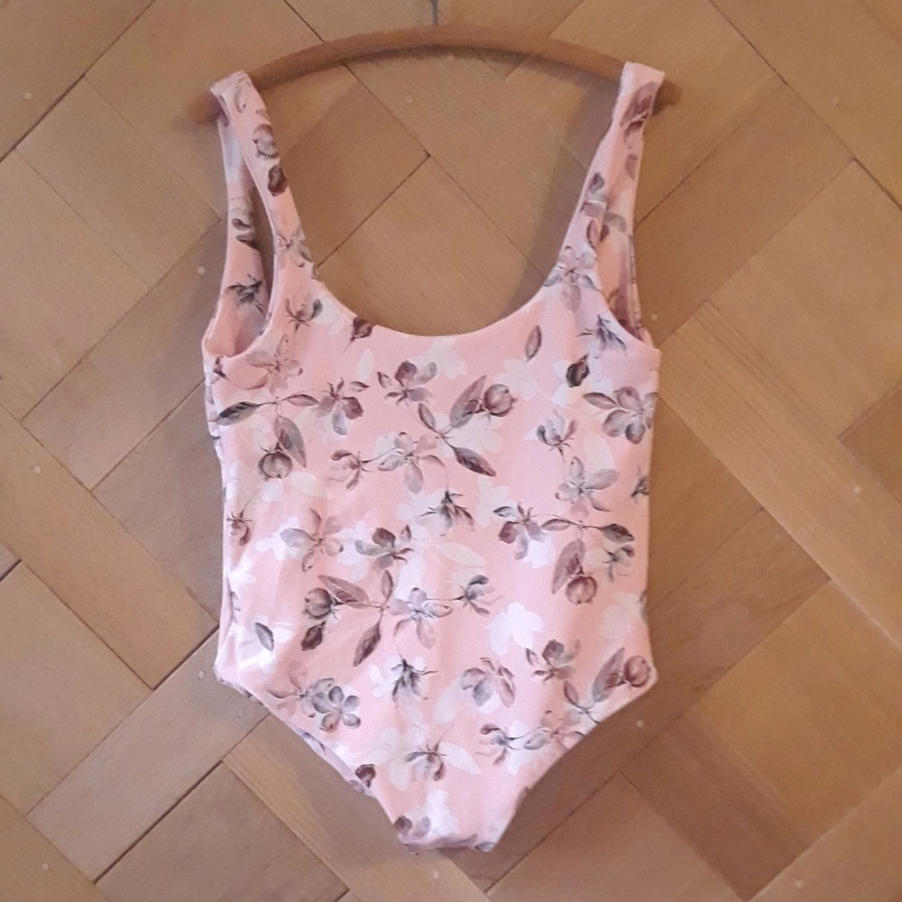 Hippies and Housewives Pink Floral One Piece Swin